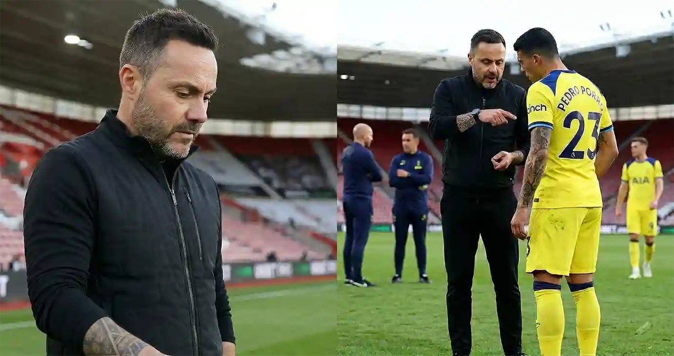 โรแบร์โต้ เด แซร์บี้ กุนซือไก่เดือยทอง ยอมรับผ่านสื่อว่า เด แซร์บี้ รับแข้งสเปอร์สกลัวตกชั้น