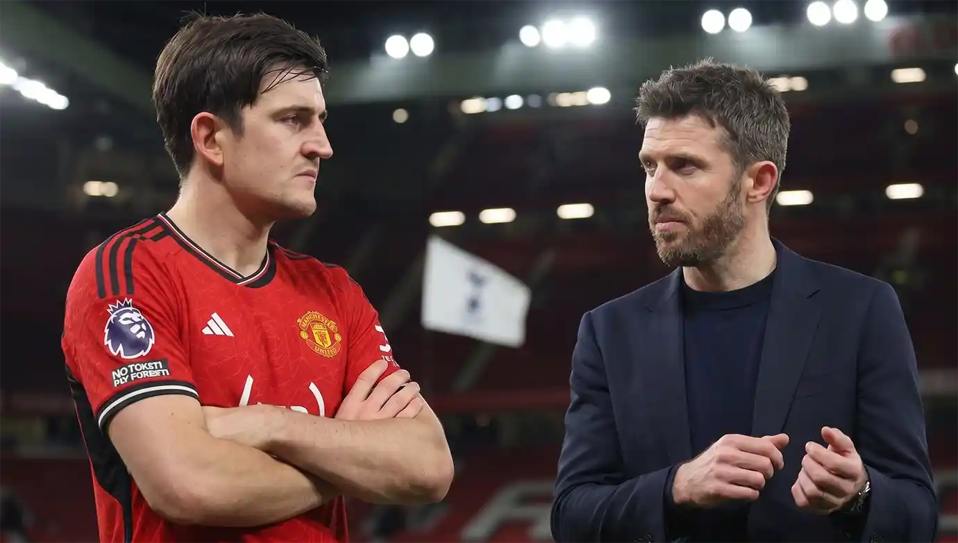 แฮร์รี่ แม็กไกวร์ ให้สัมภาษณ์ชม ไมเคิ่ล คาร์ริค หลังเกม แมนยู ชนะ เบรนท์ฟอร์ด