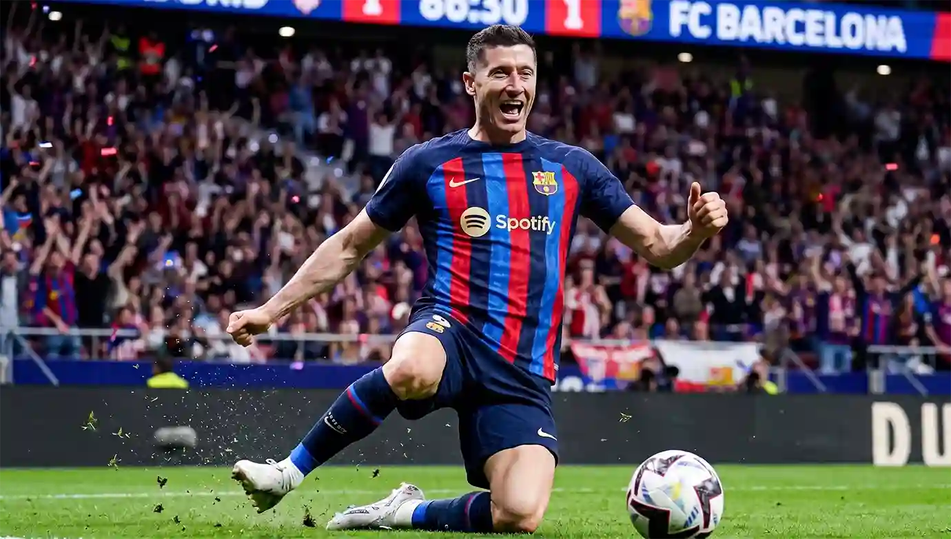 โจน ลาปอร์ต้า ประธานบาร์เซโลน่า หวังต่อสัญญา โรเบิร์ต เลวานดอฟสกี้ อีกหนึ่งฤดูกาล