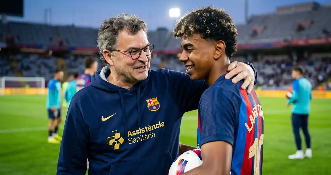 บาร์ซ่าช็อก! ลามีน ยามาล เจ็บหนักเกมทุบเซลต้า จนต้องถูกเปลี่ยนตัวออกจากสนาม