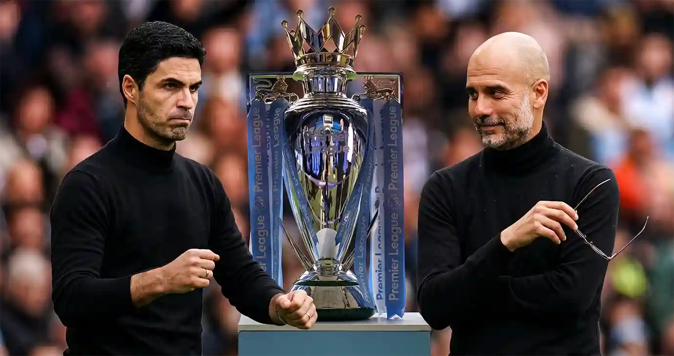 ตาราง อัตราต่อรองแชมป์พรีเมียร์ลีกล่าสุด แมนซิตี้ เต็งหนึ่งหลังชนะอาร์เซน่อล 2-1 ที่เอติฮัด สเตเดี้ยม