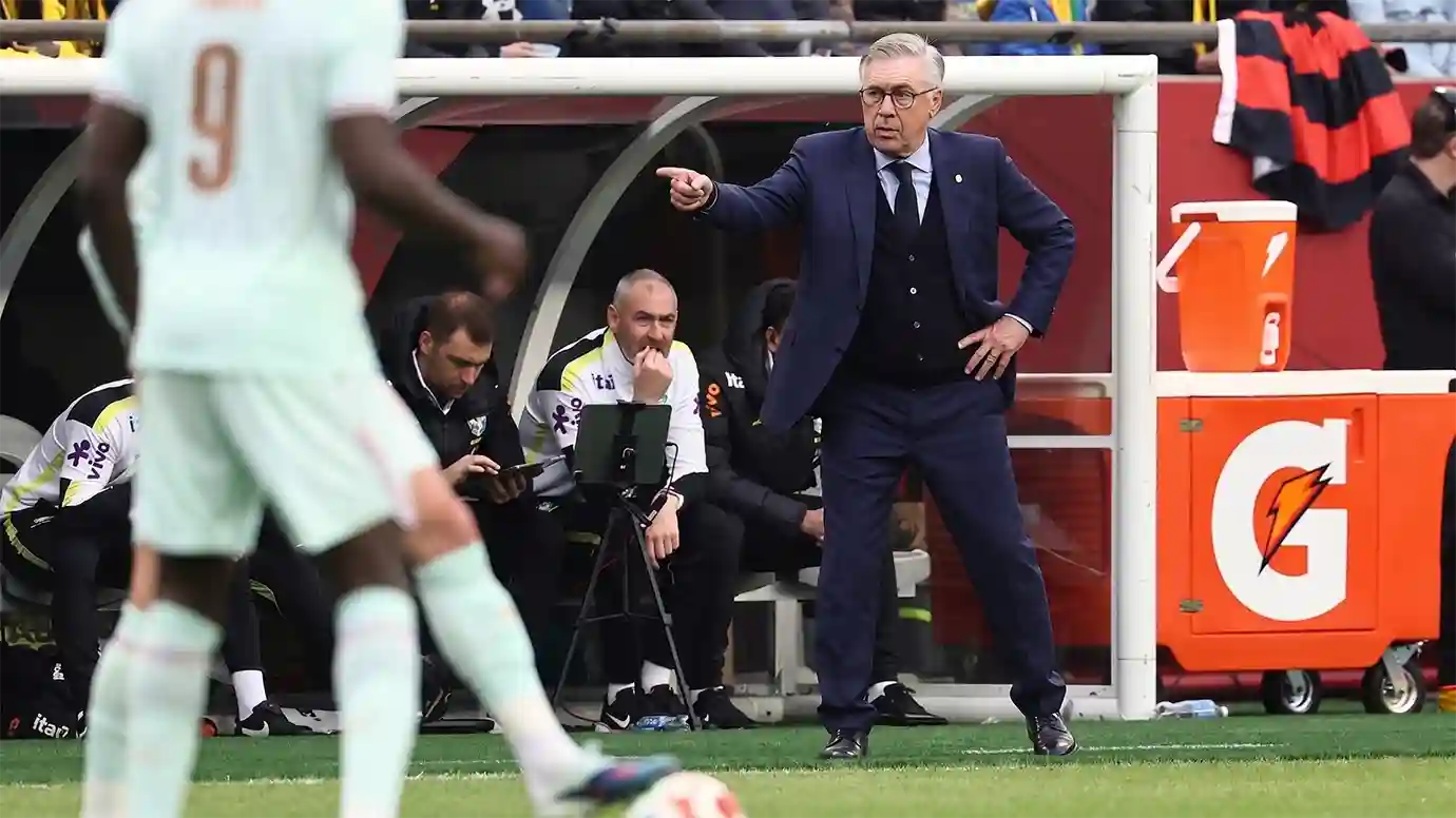 คาร์โล อันเชล็อตติ เชื่อเนย์มาร์ฟิตทันบอลโลก 2026 และเป็นกำลังสำคัญของทีมชาติบราซิล