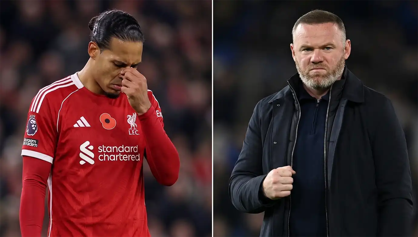 เวย์น รูนี่ย์ ขณะทำหน้าที่นักวิจารณ์ในประเด็นที่ เวย์น รูนี่ย์ วิจารณ์ ฟาน ไดค์ ขาดภาวะผู้นำ