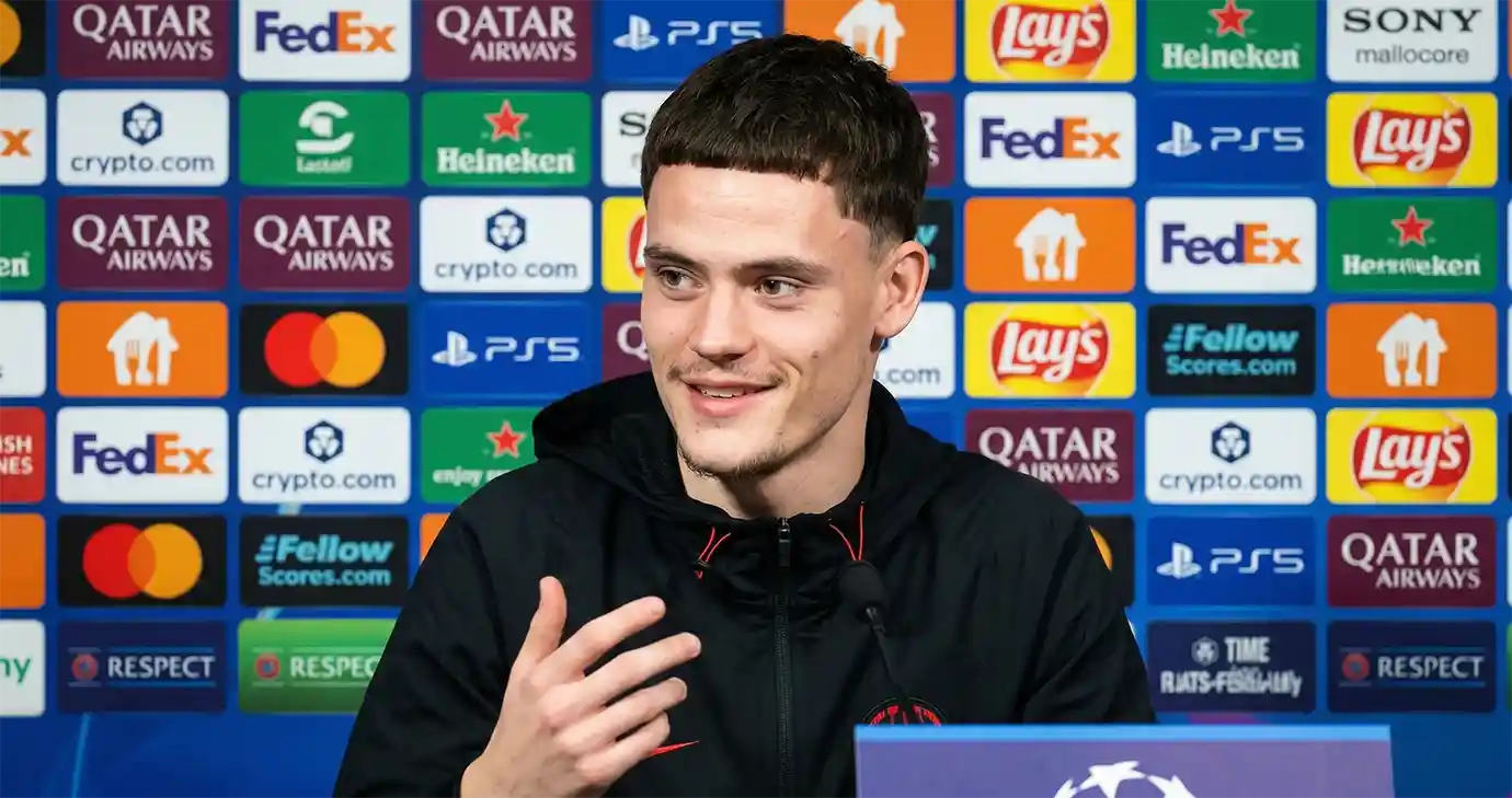 ฟลอเรียน เวียร์ตซ์ หนุน อาร์เน่อ สล็อต ลิเวอร์พูล ในงานแถลงข่าวก่อนเกมยูฟ่า แชมเปี้ยนส์ ลีก ดวล เปแอสเช