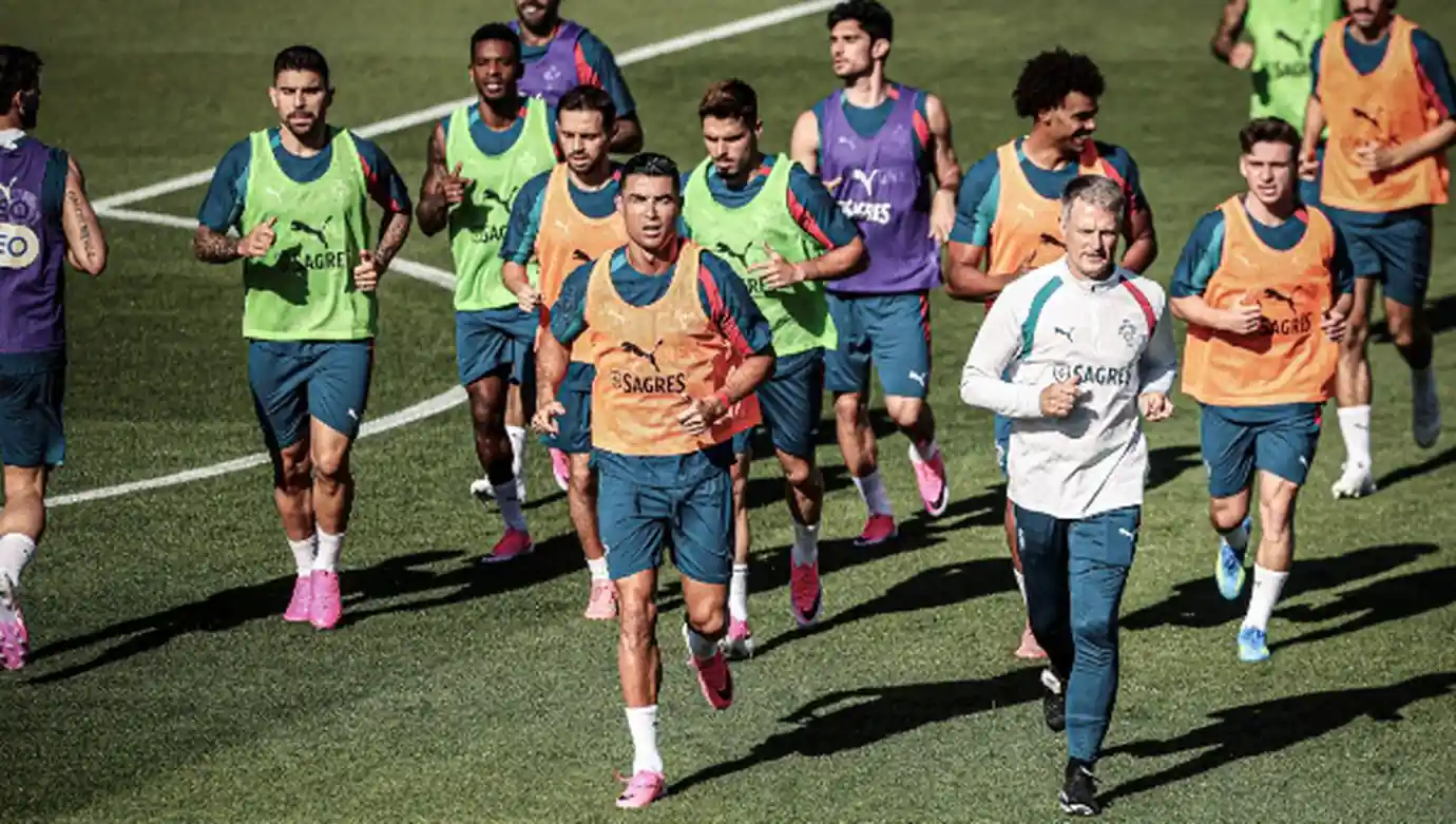 โรนัลโด้นำทัพ! โปรตุเกสซ้อมบอลโลก คึกคัก รอแข้งเปแอสเช